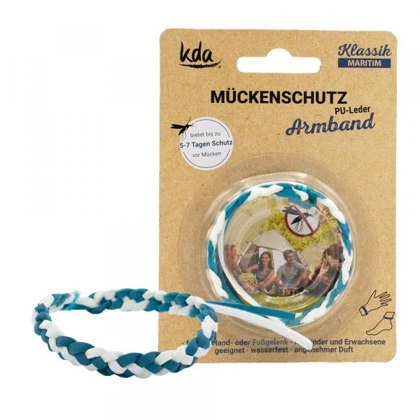kda PU-Leder Mückenschutzband Klassik lose Motive maritim
